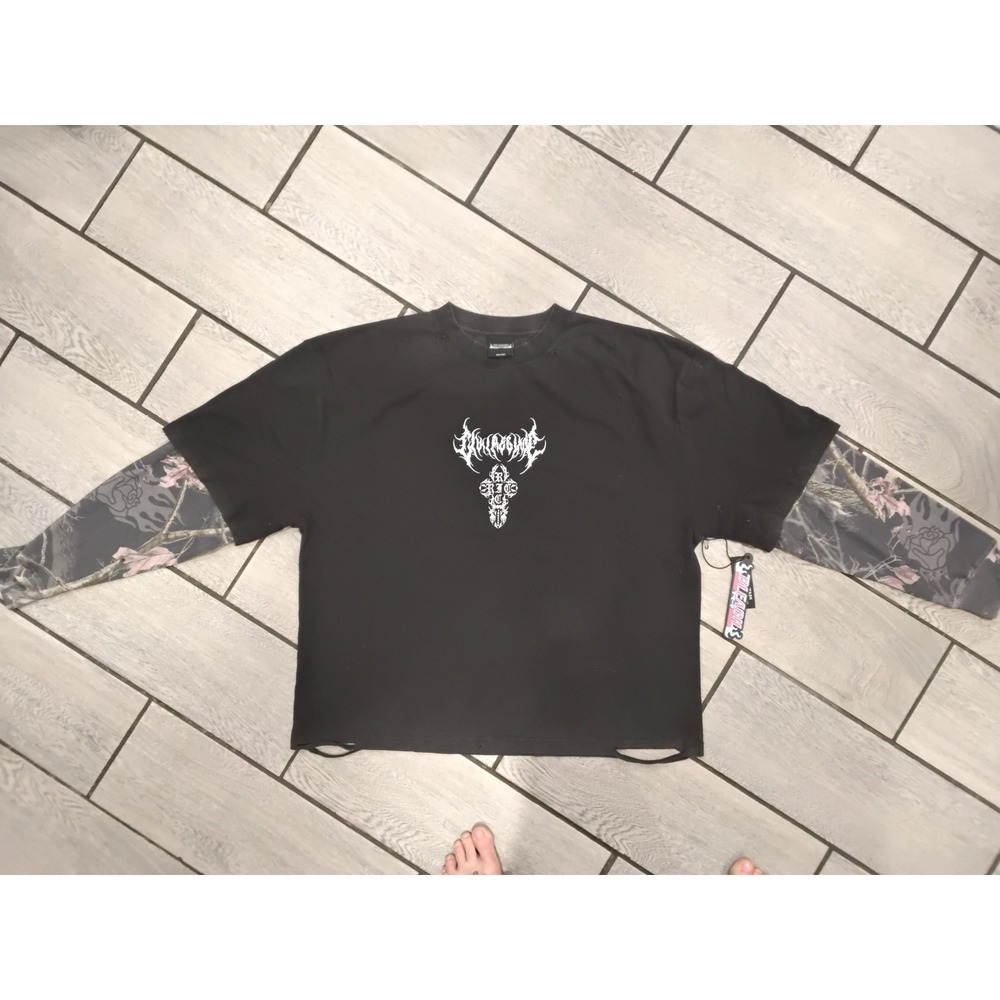 Civil Regime x Bleach Anime Toshiro Grimmjow Layered Long Sleeve Shirt XL NEW